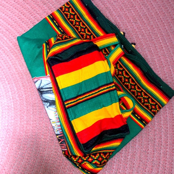 BOB MARLEY DRAWSTRING BACKPACK - Picture 3 of 4